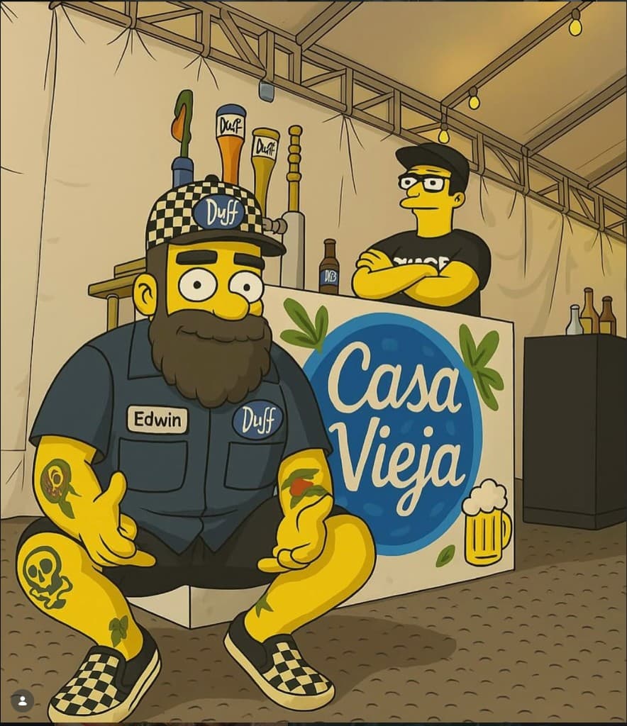 Equipo de Casa Vieja en barra